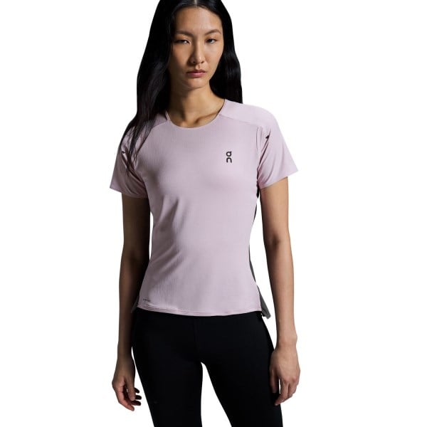 On Running Performance-T Womens Running T-Shirt - Mauve/Eclipse