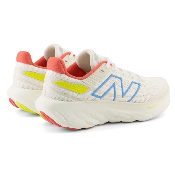 New Balance Fresh Foam X 1080v13 - Womens Running Shoes - Sea Salt/Coastal Blue/Gulf Red/Lemon Zest