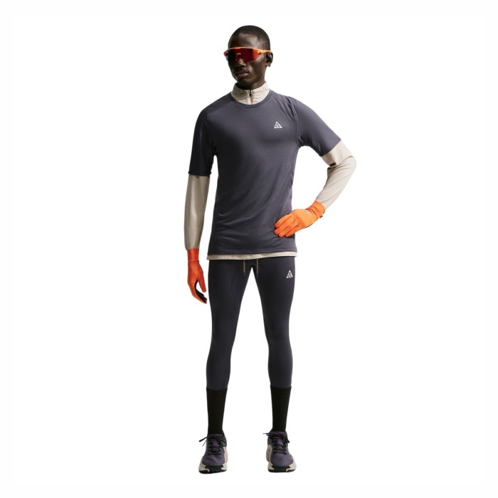 Nike ACG Dri-Fit ADV Solar Chase Mens Trail Running T-Shirt - Gridiron/Gridiron/Summit White - image 6