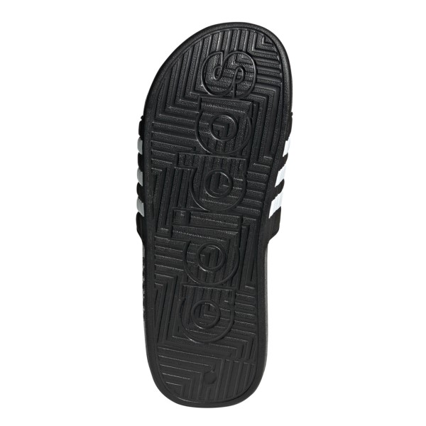 adidas Adissage - Mens Massage Slides - Core Black/Footwear White