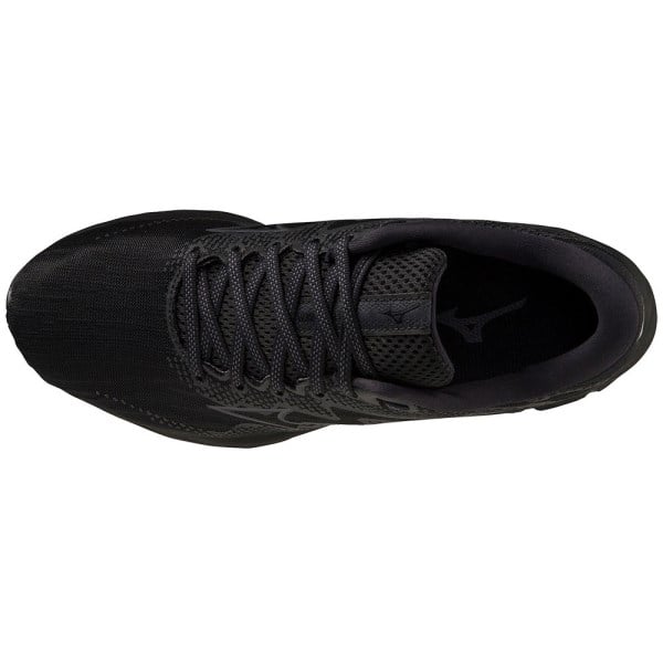 Mizuno Wave Rider 27 - Womens Running Shoes - Black/Ebony/Black