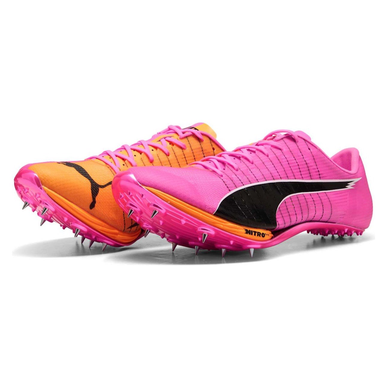 Puma evoSpeed Sprint Nitro Elite 2 - Unisex Sprint Spikes - Poison Pink/Sun Stream/Puma Black - image 6