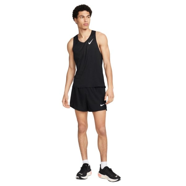 Nike Aeroswift Dri-Fit ADV Mens Running Singlet - Black/Summit White