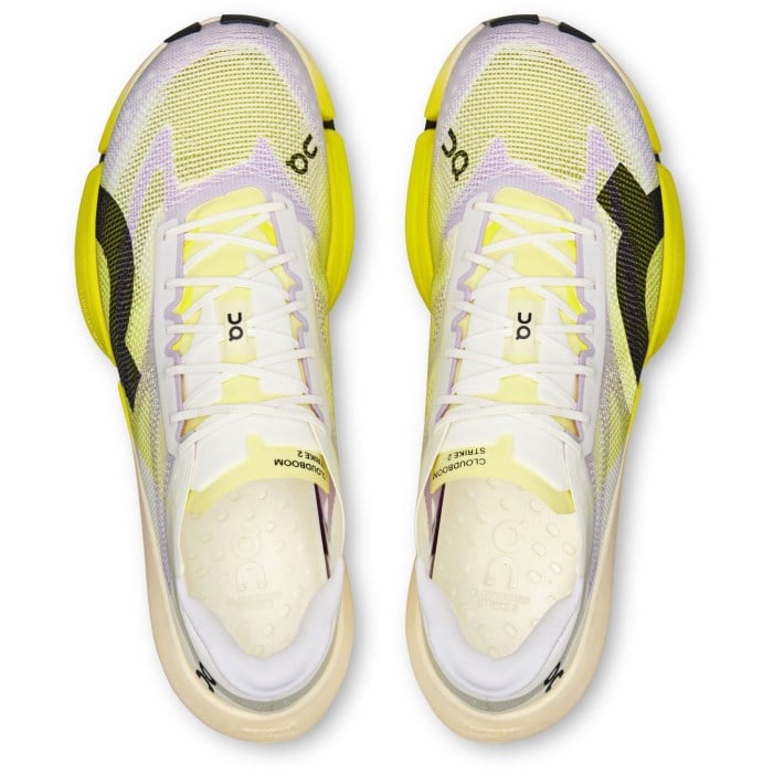On Cloudboom Strike 2 - Unisex Racing Shoes - White/Lime - image 4