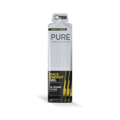 Pure Performance+ Race Energy Gel 70g - Lemon + Caffeine