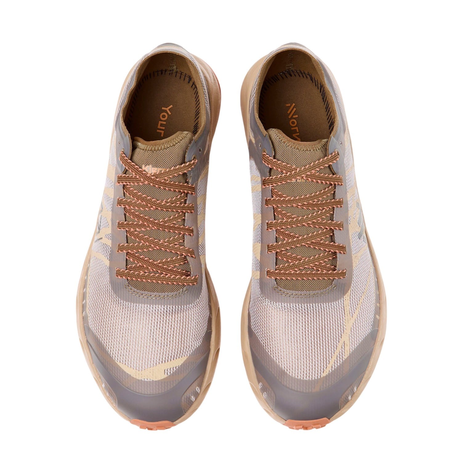 NNormal Kjerag Brut - Mens Trail Running Shoes - Brown/Orange - image 2