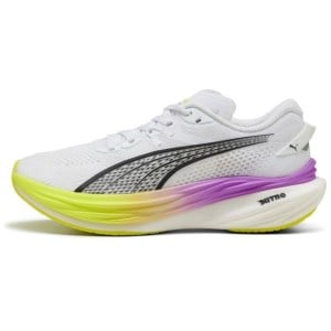 Puma Deviate Nitro 3 - Mens Running Shoes - White/Yellow/Alert
