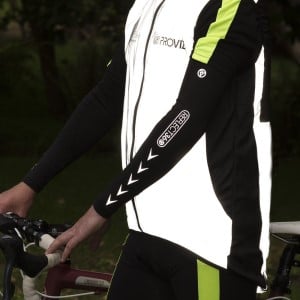 Proviz Reflect360 Elite Arm Warmers - Black/Silver