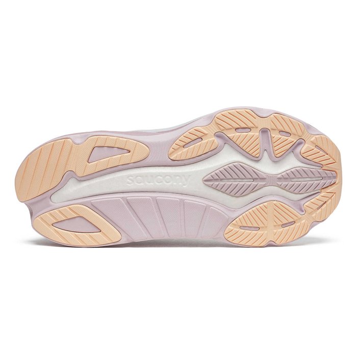 Saucony Hurricane 24 - Womens Running Shoes - Cloud/Bloom