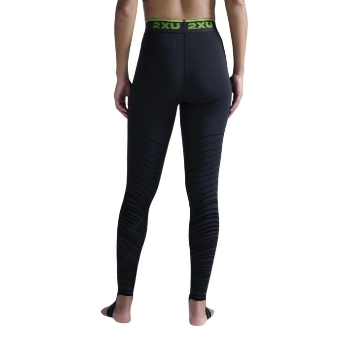 2XU Power Recovery Womens Compression Tights With Fir - Black/Nero - image 2