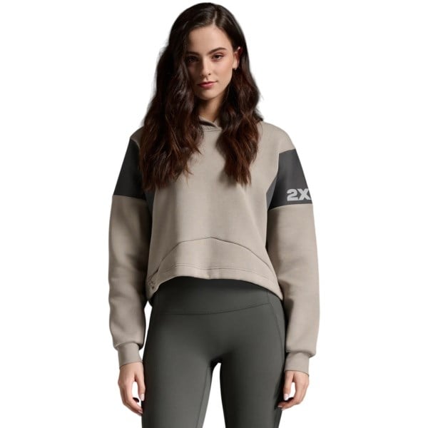 2XU Womens Form Spliced Crop Hoodie