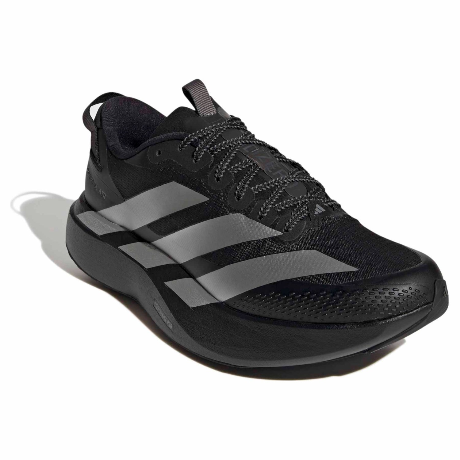 adidas Adizero Evo SL ATR - Mens Running Shoes - One Black/Silver Metallic/Grey Five - image 6