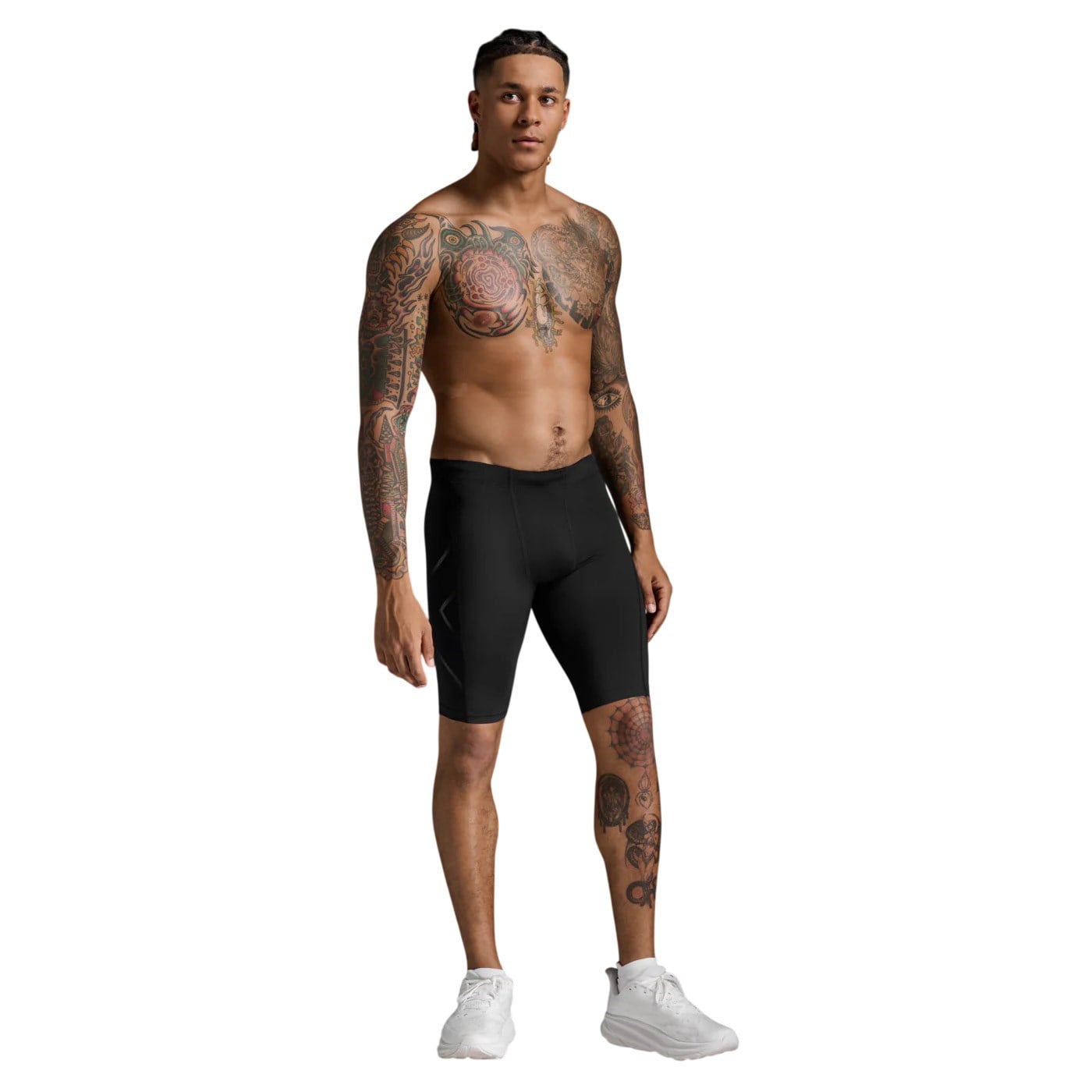 2XU Mens Core Compression Shorts - Black/Black