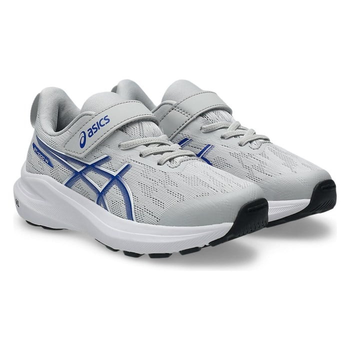 Asics GT-1000 14 PS - Kids Running Shoes - Concrete/Neon Blue - image 2