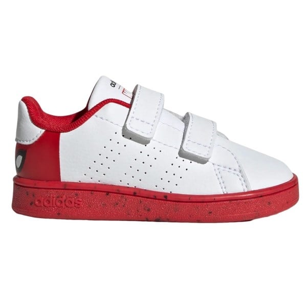 adidas Advantage Spiderman Edition PS - Kids Sneakers - Cloud White/Cloud White/Better Scarlet