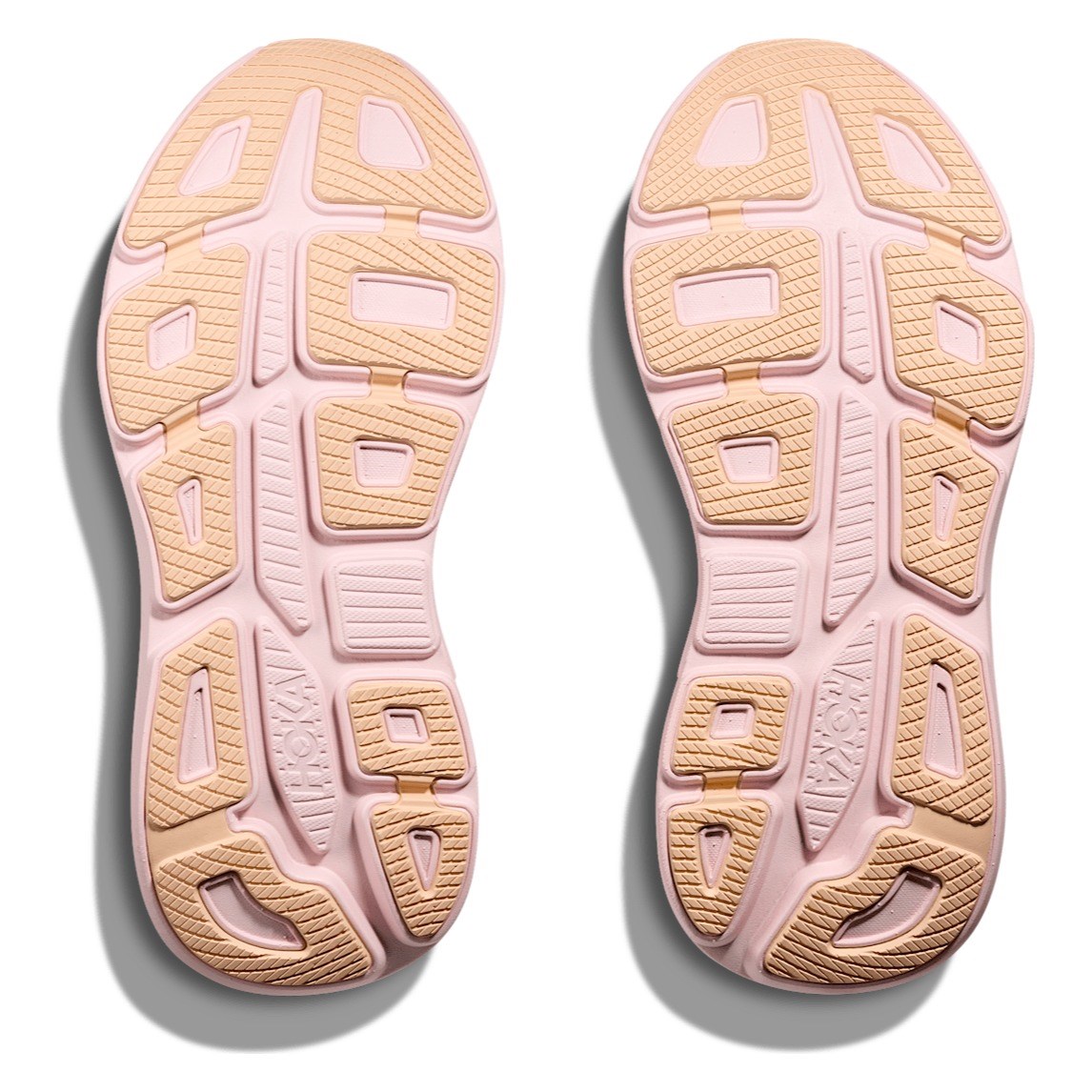 Hoka Bondi 9 - Womens Running Shoes - Lilac Cream/Tangerine