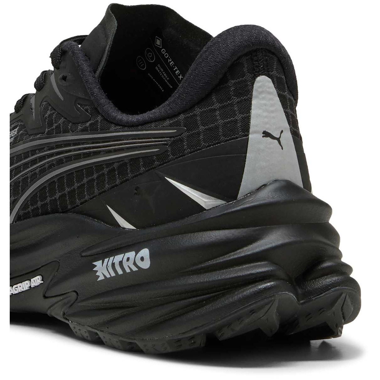 Puma Fast-Trac Nitro 4 GTX - Mens Trail Running Shoes - Puma Black/Puma Silver - image 5