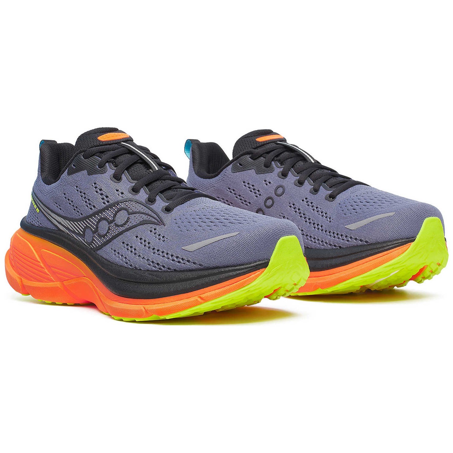 Saucony Hurricane 25 - Mens Running Shoes - Shadow/Vizi