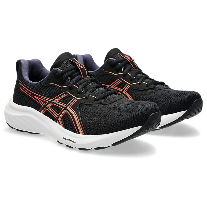 Asics Contend 9 - Womens Running Shoes - Black/Coral Reef