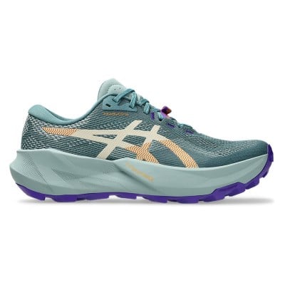 Asics Trabuco 14 - Womens Trail Running Shoes - Foggy Teal/Radiant Amethyst