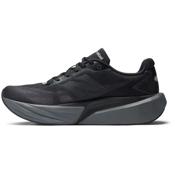 New Balance FuelCell Rebel v5 - Mens Running Shoes - Black/Castlerock/Silver Metallic - image 2