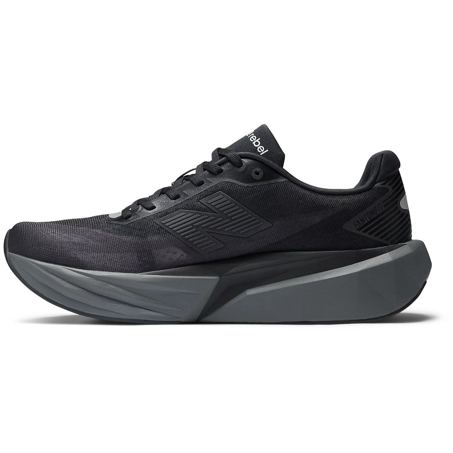New Balance FuelCell Rebel v5 - Mens Running Shoes - Black/Castlerock/Silver Metallic - image 2