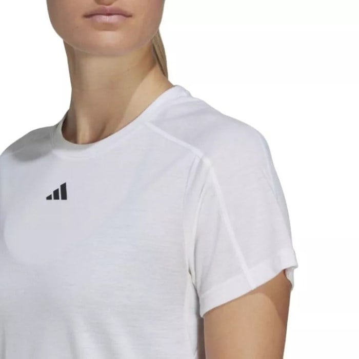 adidas Womens Aeroready Train Essentials Crewneck Tee - White