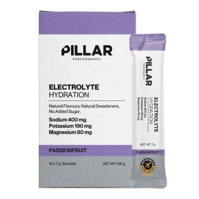 PILLAR Electrolyte Hydration 7g Sticks 15 Pack - Passionfruit