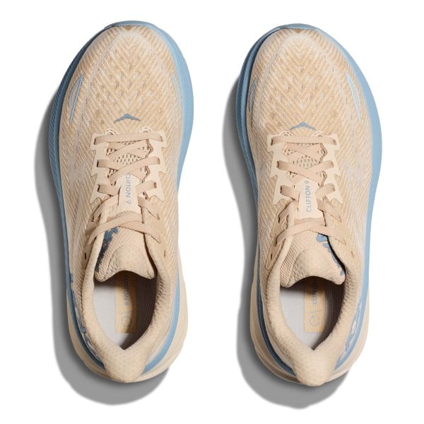 Hoka Clifton 9 - Womens Running Shoes - Oak/Alabaster