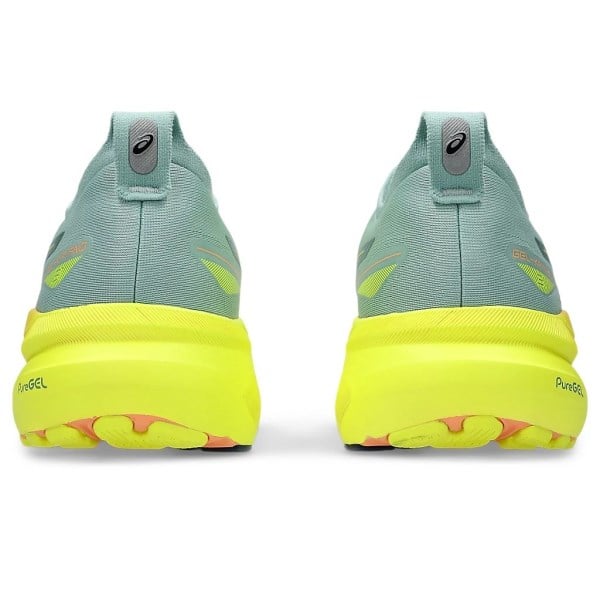 Asics Gel Kayano 31 - Mens Running Shoes - Light Celadon/Safety Yellow