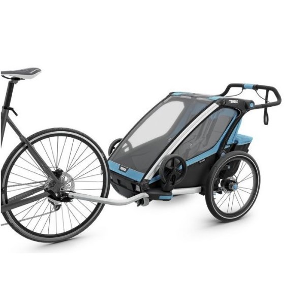 Thule Chariot Sport 2 - Multi-Sport Bike Trailer - Double Seat - Blue/Black