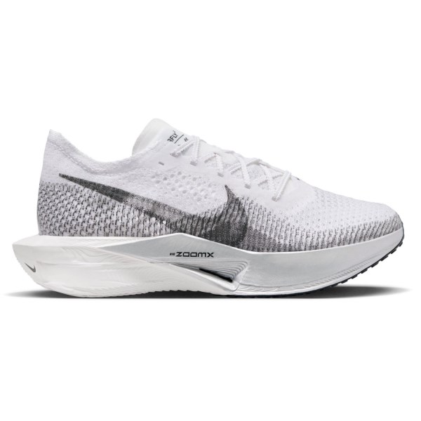 Nike ZoomX Vaporfly Next% 3 - Womens Road Racing Shoes - White/Particle Grey/Metallic Silver/Dark