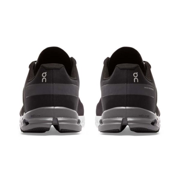 On Cloudflow - Mens Running Shoes - Black/Asphalt