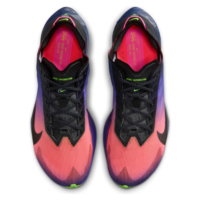 Nike ZoomX Vaporfly 4 - Womens Racing Shoes - Dark Obsidian/Black/Purple Dynasty