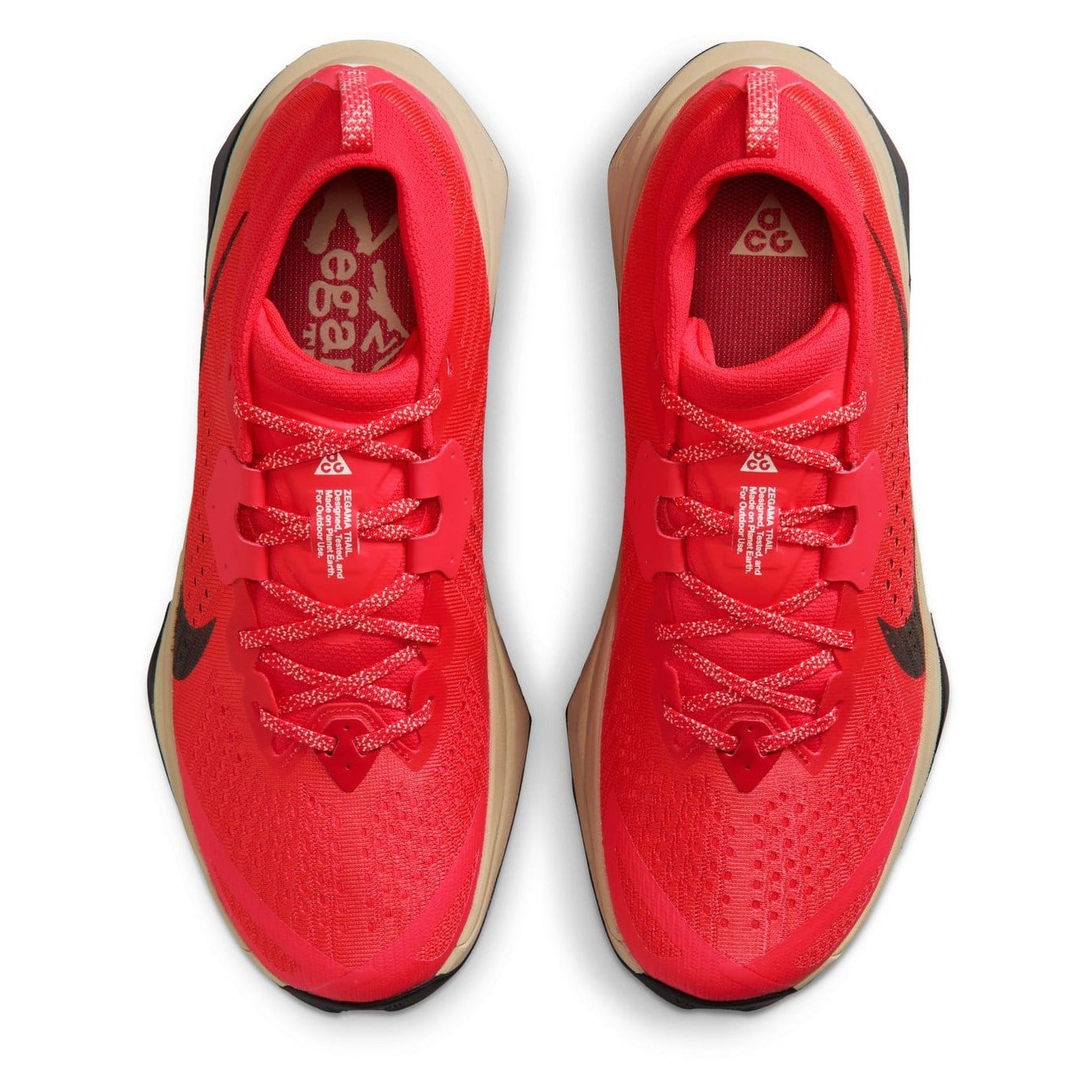 Nike ACG Zegama - Mens Trail Running Shoes - Light Crimson/Orewood Brown - image 6