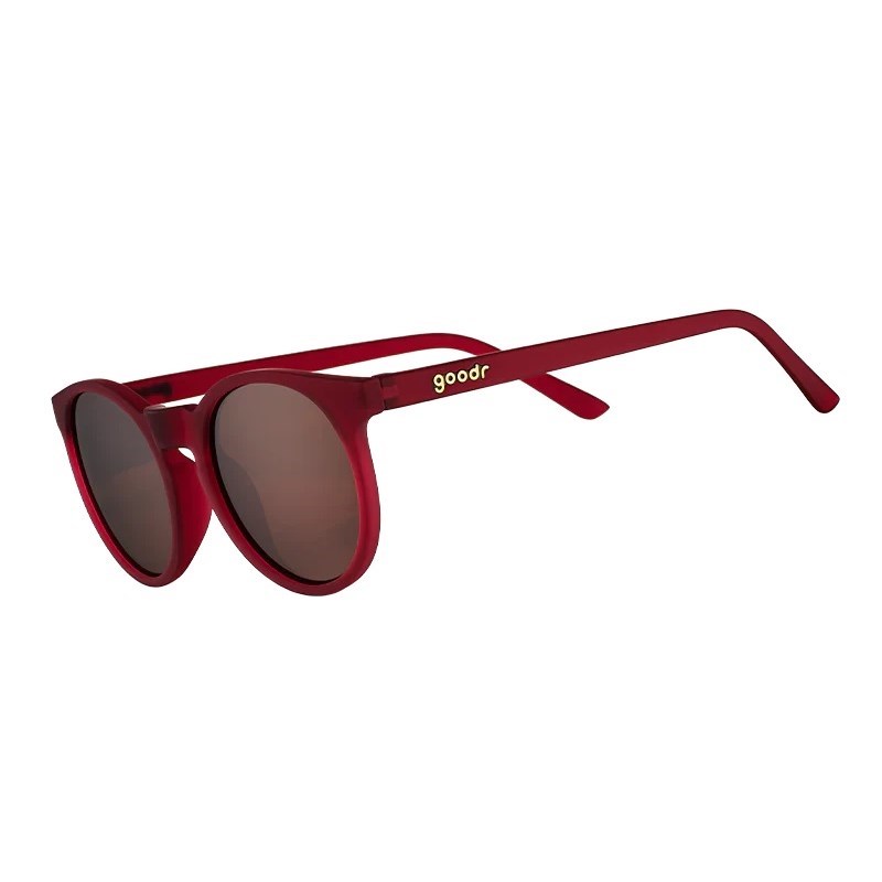 Goodr Circle Gs Polarised Sports Sunglasses - I am Wearing Burgundy