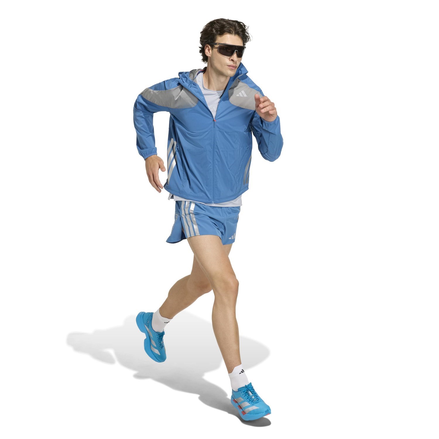 adidas Mens Hakone Ekiden Edition 3 Inch Running Shorts - Dusky Ink