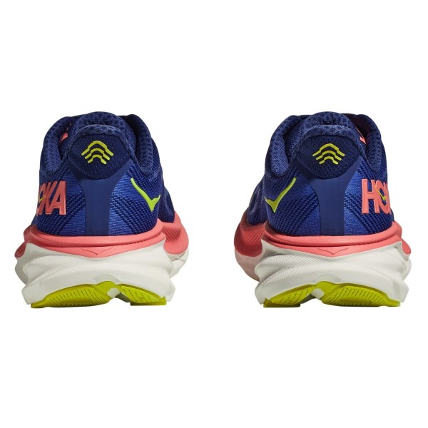 Hoka Clifton 9 - Womens Running Shoes - Evening Sky/Coral