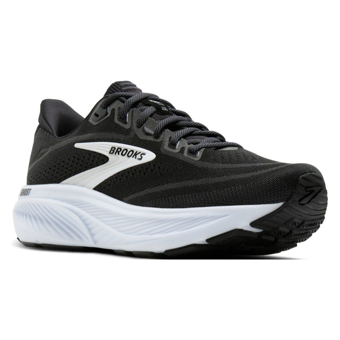 Brooks Ghost 18 - Womens Running Shoes - Black/Grey/White