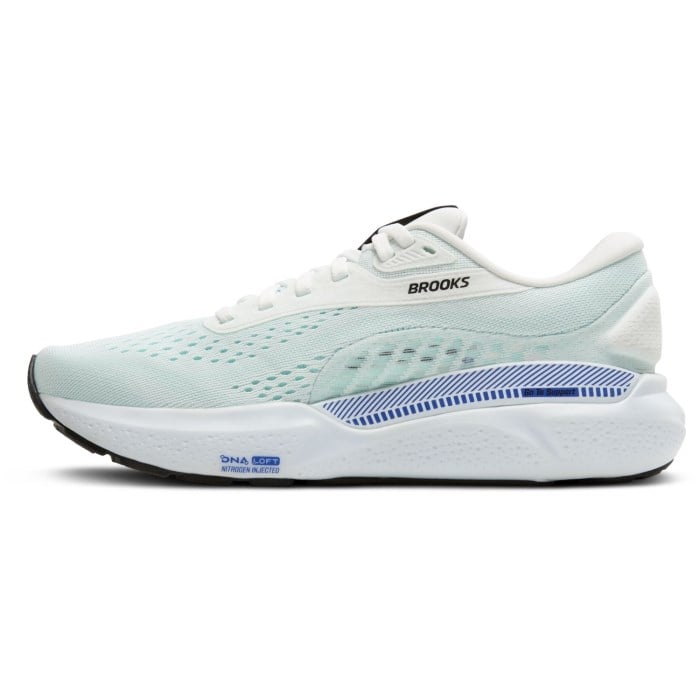Brooks Adrenaline GTS 24 - Womens Running Shoes - White/Limpet Shell