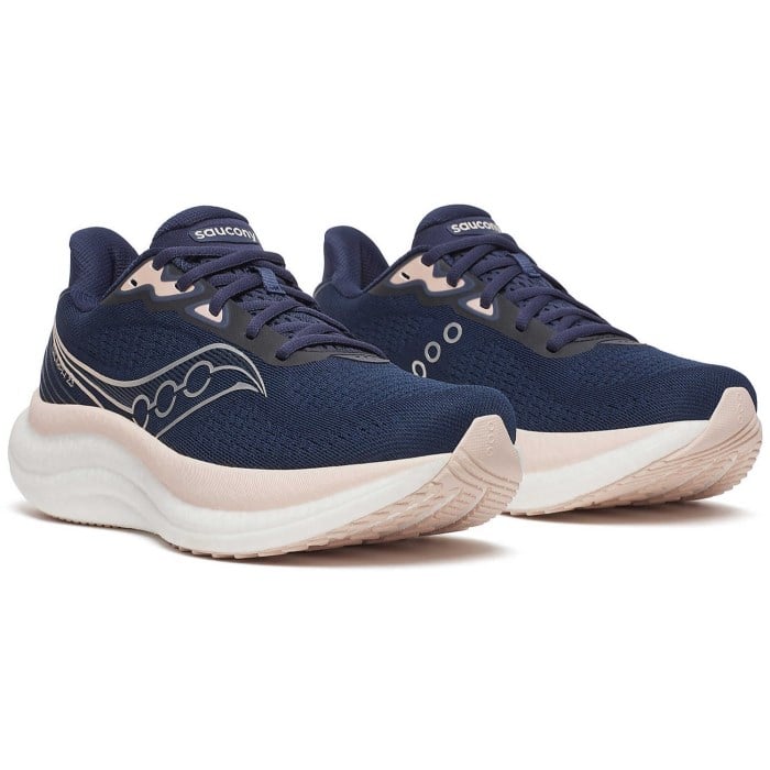 Saucony Triumph 23 - Womens Running Shoes - Navy/Cameo