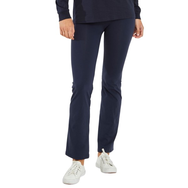 Running Bare Ab Tastic Karma Womens Bootleg Jazz Pants - Navy