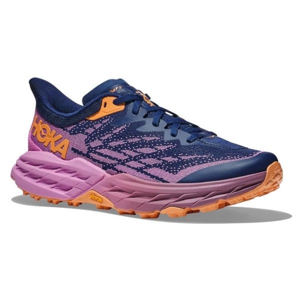 Hoka Speedgoat 5 - Womens Trail Running Shoes - Bellwether Blue/Cyclamen