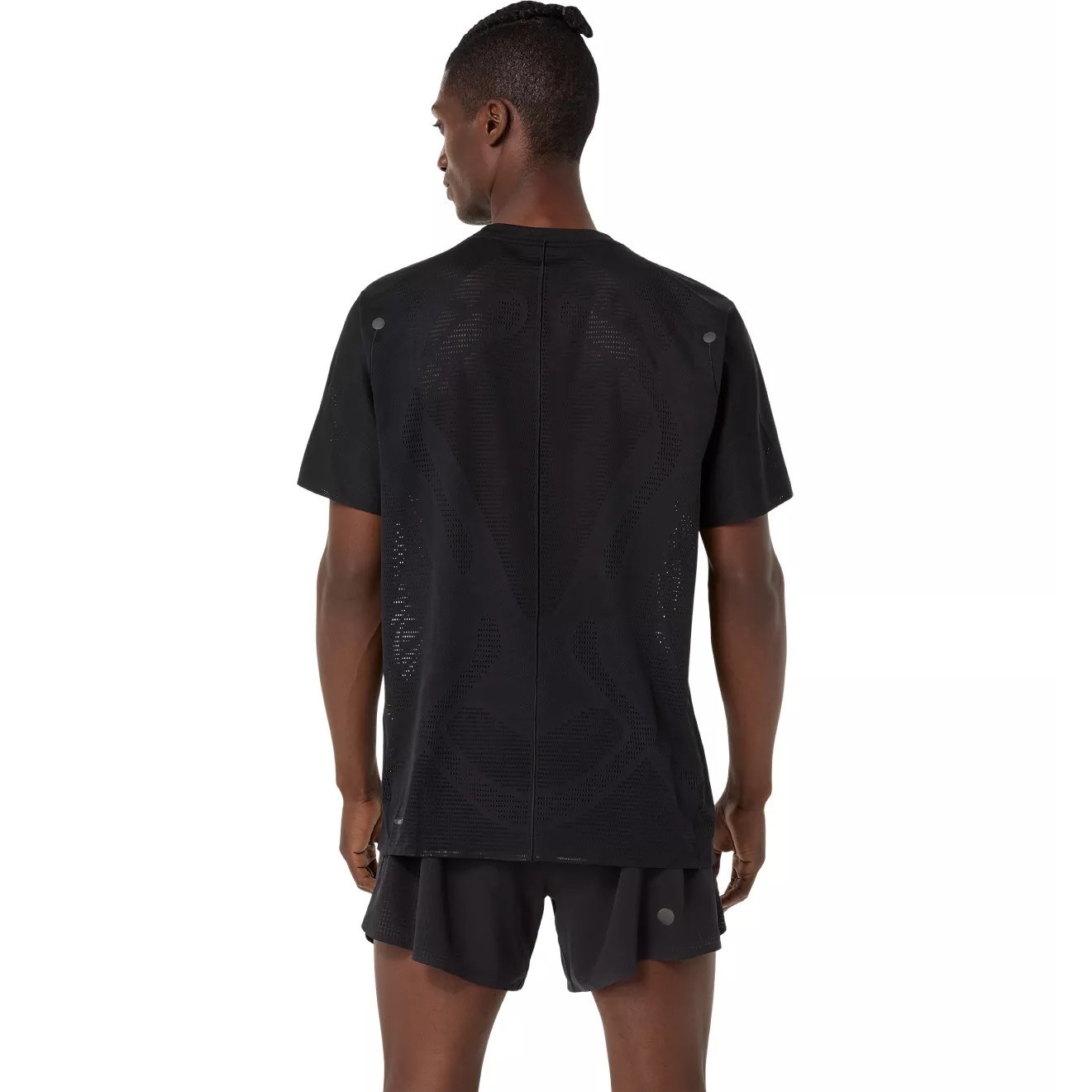 Asics MetaRun Mens Short Sleeve Top - Performance Black