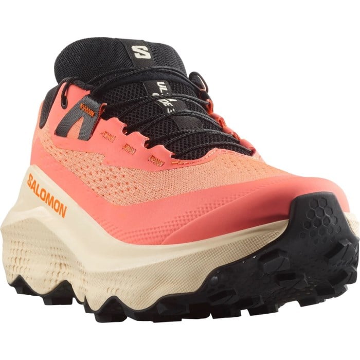 Salomon Ultra Glide 3 - Womens Trail Running Shoes - Fusion Coral/Tender Peach/Black
