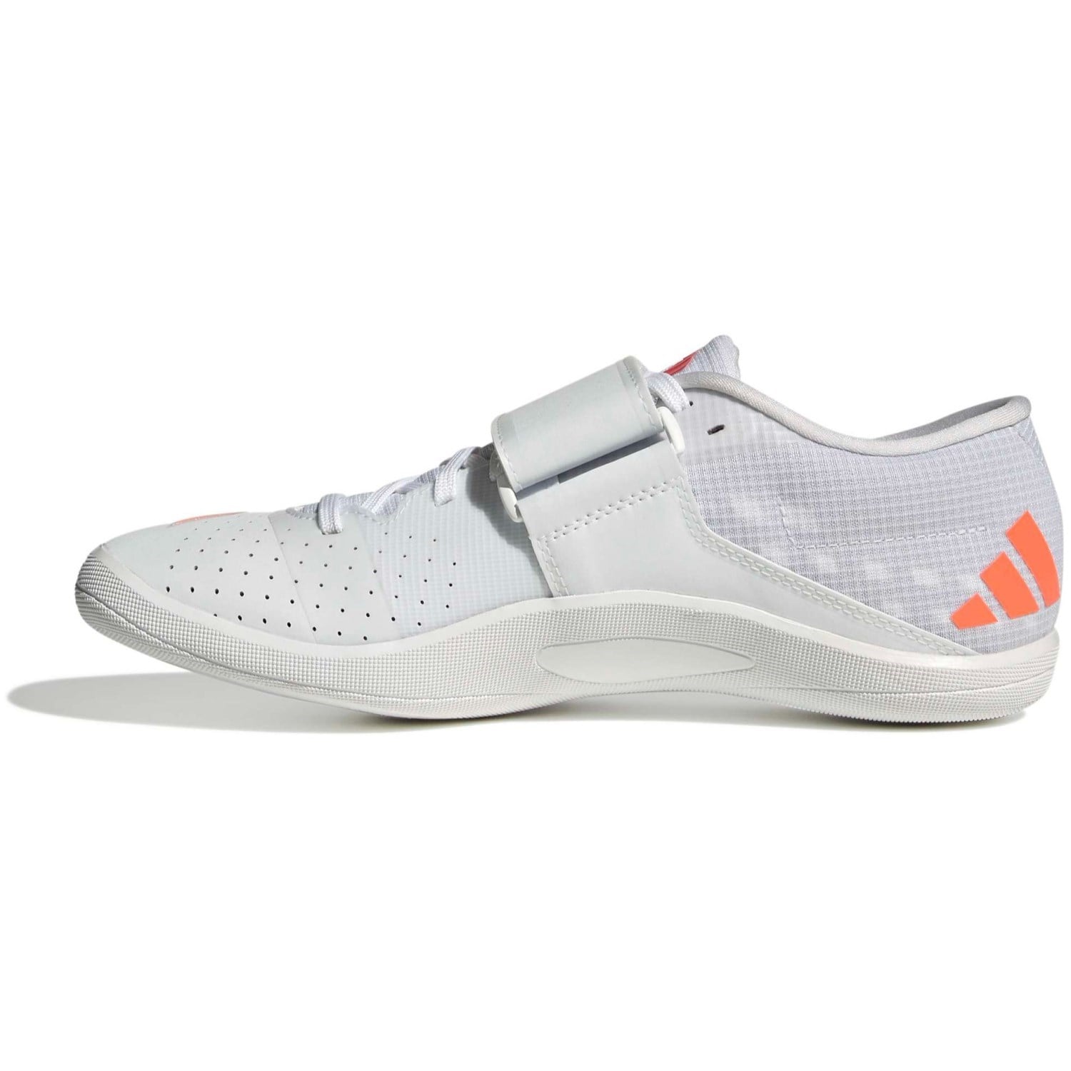 adidas Adizero Throws - Unisex Throwing Shoes - Cloud White/Lucid Orange/Lucid Red