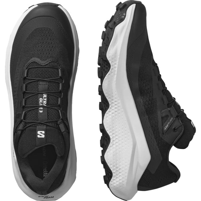 Salomon Ultra Glide 3 - Mens Trail Running Shoes - Excalibur Icicle/Neon Flame