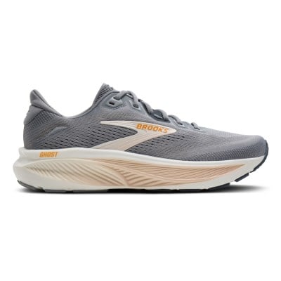 Brooks Ghost 18 - Womens Running Shoes - Grey/Morganite/Coconut