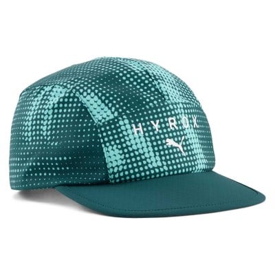 Puma X Hyrox Running 5 Panel Graphic Cap - Dark Green