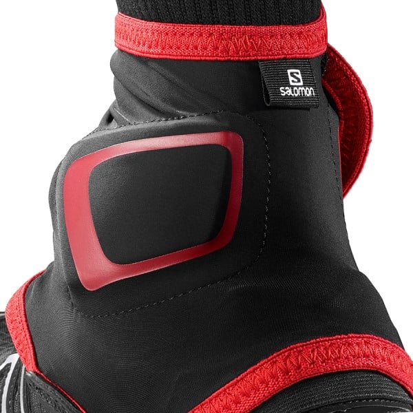 Salomon Trail Gaiters High - Trail Running Accessory - Black/Red
